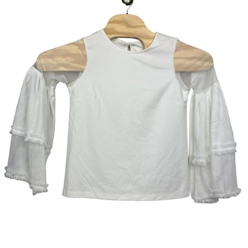 ASOS Women's Long Sleeve Ruffle Blouse Women's Size 2